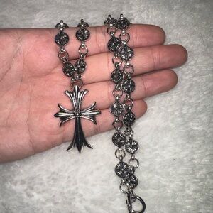 Stainless Steel Cross Pendant Necklace